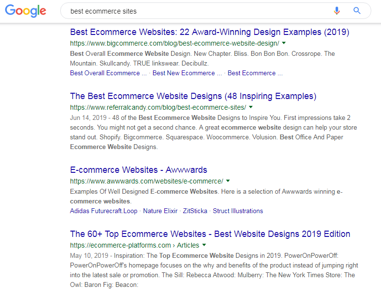 SSL/HTTPS websites ranked in first page