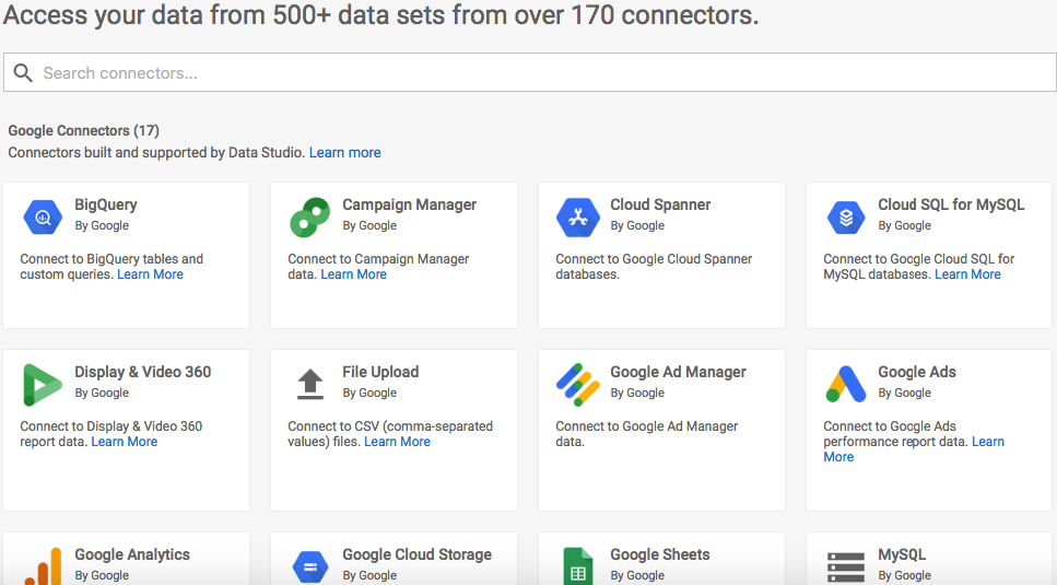 Data Source connection for SEO Agency