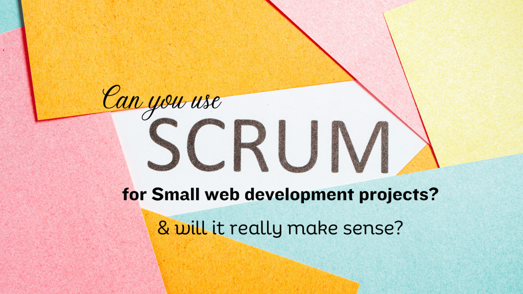scrum for small web development projects
