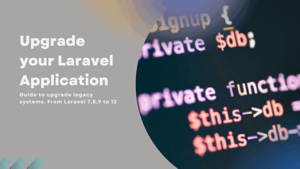 Upgrade Laravel Application